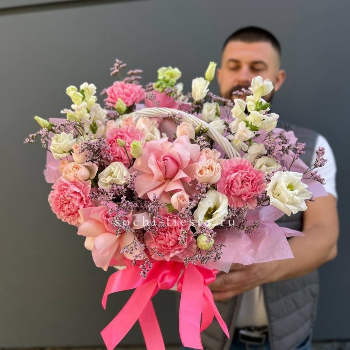 Цветочная корзина №1 в Твери