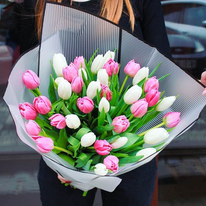 29 тюльпанов микс в Твери